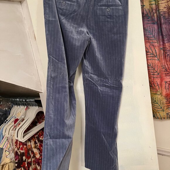 Express Design Studio Pinstripe Cotton Velvet Pants Size 10 - Picture 5 of 5